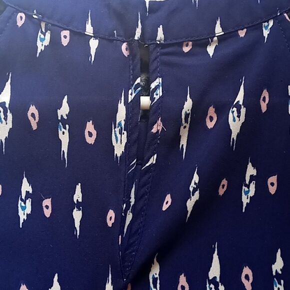 Artisananony sheer top navy blue size medium - Picture 4 of 7